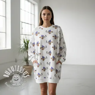Sweat Dogs and hearts off white