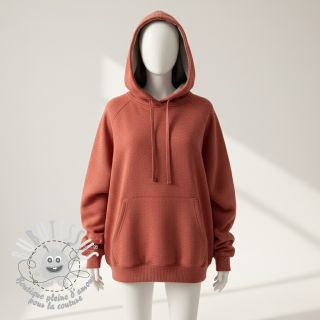 Sweat envers minkee JOGGING henna melange