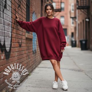 Sweat envers minkee JOGGING dark red