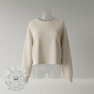 Sweat envers minkee JOGGING beige melange