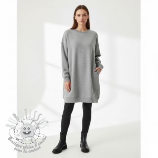 Sweat envers minkee JOGGING light grey melange