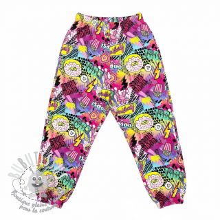 Sweat Manga fuchsia digital print