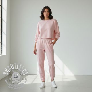 Sweat envers minkee JOGGING rose melange