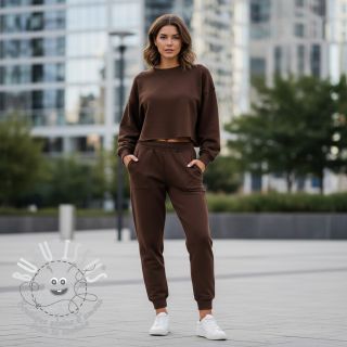 Sweat envers minkee JOGGING dark brown
