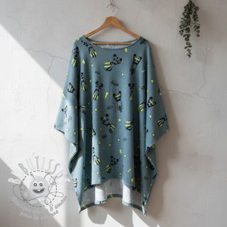 Jersey NEON Super heroes smoke blue melange