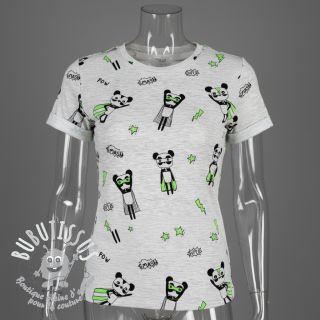 Jersey NEON Super heroes ecru melange