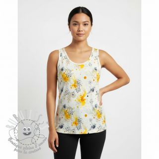 Jersey VISCOSE Soothing Fields yellow digital print
