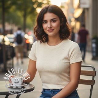 Jersey Lin WAFFLE SIMPLY NATURAL