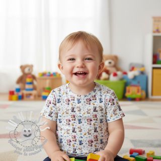 Jersey Olly and friends design D digital print