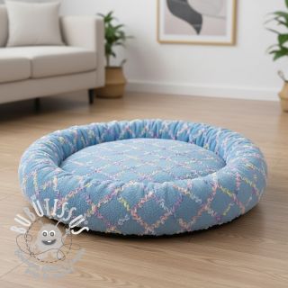 Fausse fourrure avec tulle MULTI blue shadow