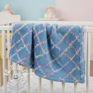 Fausse fourrure avec tulle MULTI blue shadow