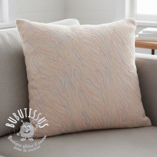 Fausse fourrure avec tulle Powder