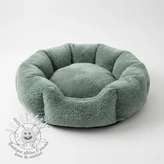 Fourrure LUREX SILVER old green