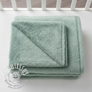 Fourrure LUREX SILVER old green