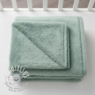 Fourrure LUREX SILVER old green