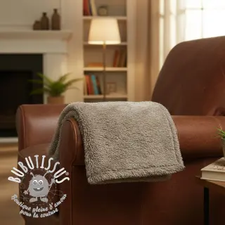 Fourrure LUREX SILVER taupe