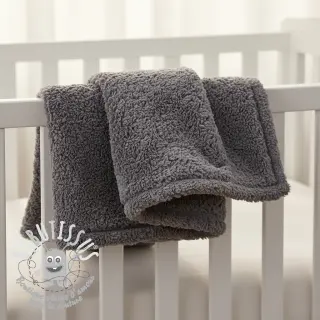 Fourrure Curly grey