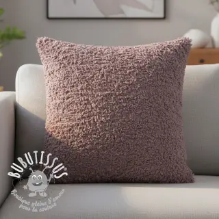 Fourrure Curly mauve