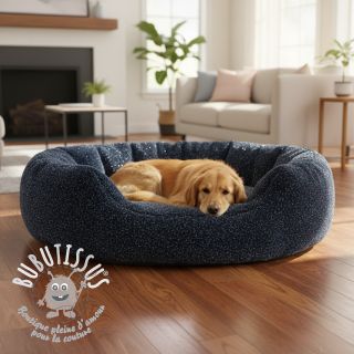 Fourrure LUREX SILVER navy