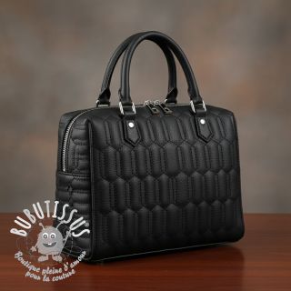 Simili cuir Pilote noir