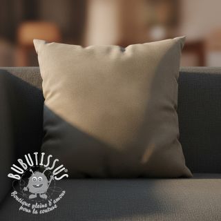 Simili cuir suédine DOUDOU tourterelle