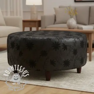 Simili cuir Flowers design C