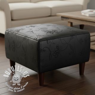 Simili cuir Flowers design B