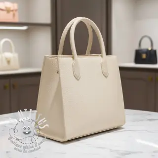 Simili cuir KARIA ecru