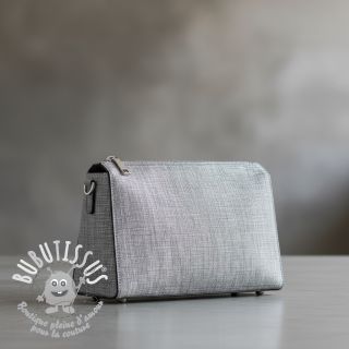 Simili cuir FLORENCE argent