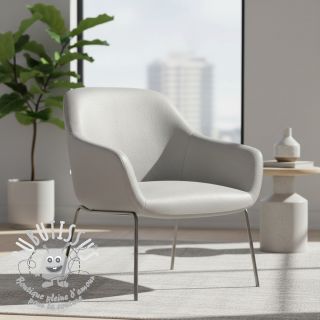 Simili cuir KARIA argent