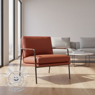 Simili cuir KARIA sienne