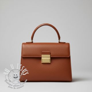 Simili cuir KARIA sienne