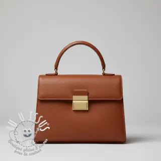 Simili cuir KARIA sienne