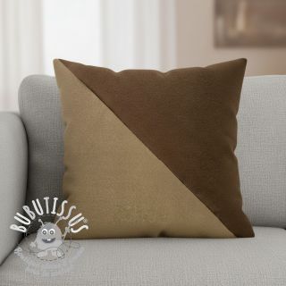 Simili cuir suédine ALASKA chocolat/daim