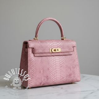 Simili cuir COBRA rose