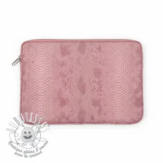 Simili cuir COBRA rose