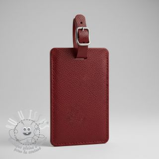 Simili cuir KARIA bordeaux