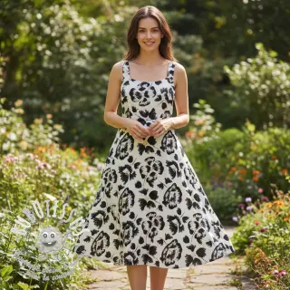 Viscose lin Cayena design A digital print