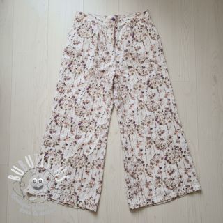 Viscose lin Agapanthus design C digital print