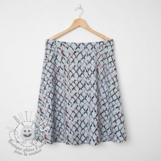 Viscose lin Ivy Diamonds design A digital print