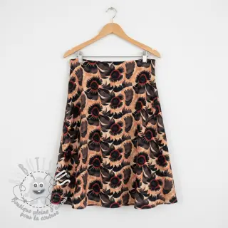 Viscose lin Sunlower design B digital print