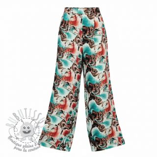 Viscose lin Paint chaos design B digital print