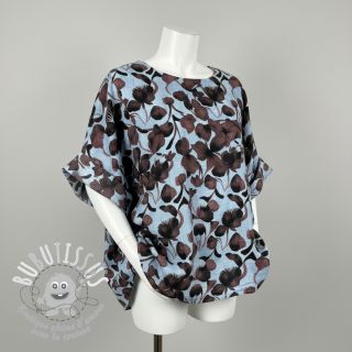 Viscose lin Lotus design A digital print