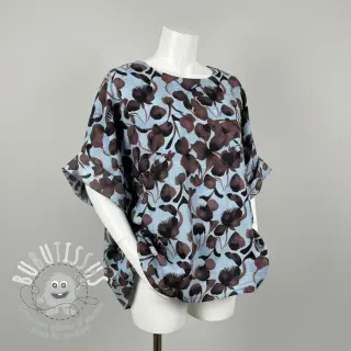 Viscose lin Lotus design A digital print