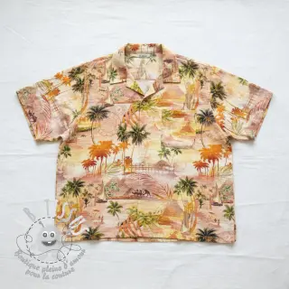 Viscose lin Egypt design B digital print