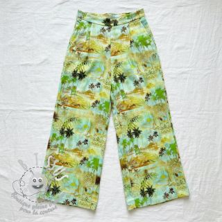 Viscose lin Egypt design A digital print