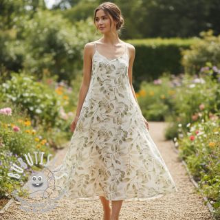 Viscose lin Natural Lin Lissy ecru digital print