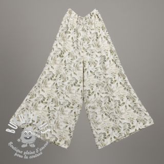 Viscose lin Natural Lin Lissy ecru digital print