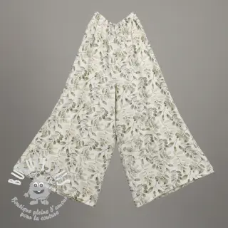Viscose lin Natural Lin Lissy ecru digital print