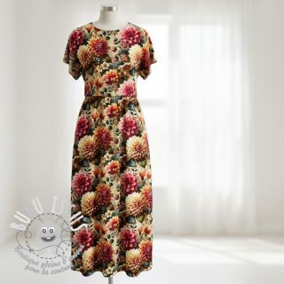 Viscose lin Rosalie design A digital print